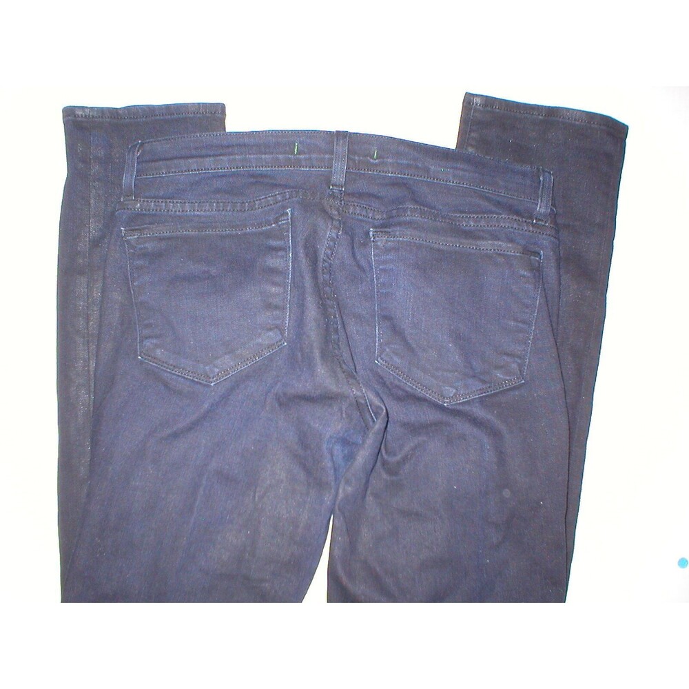 New J Brand Jeans Pencil Leg 29 30 X 32 Skinny Stretch Dark Womens Venom Coated